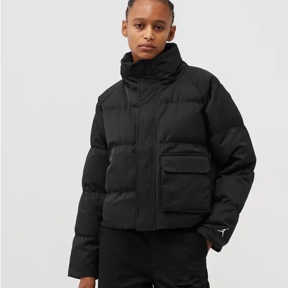 Jordan Womens Flight Puffer Core Black DR0546 010 - Picture 2 of 9